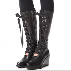 Sorel After Hours Lace Up Wedge